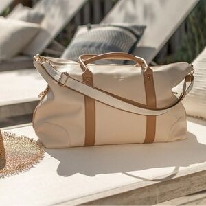 Louenhide North America | Alexis Weekender Bag - cream / camel